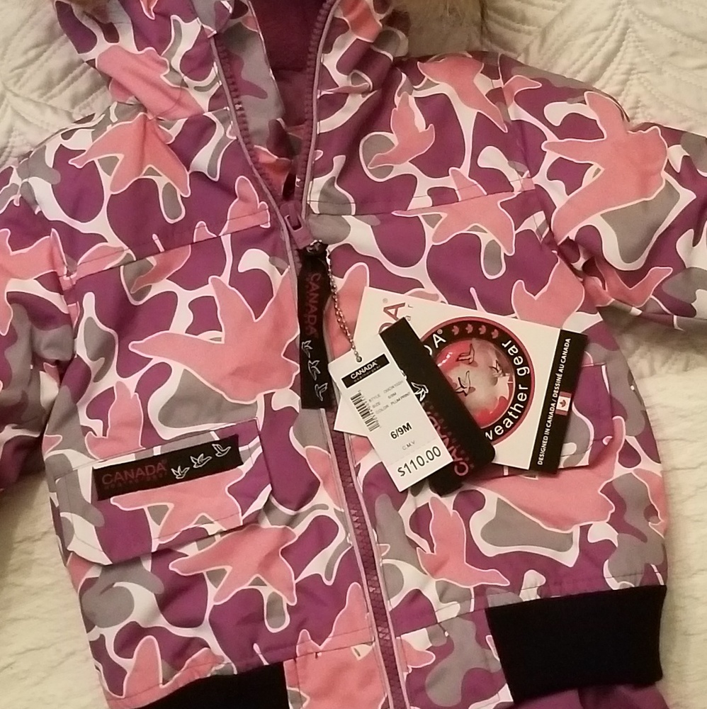 Brand NWT Canada weathergear Snow Suit w mitts